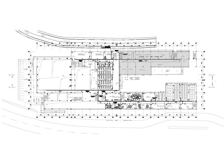 [重庆]某学院配套建筑弱电智能化图纸 2019-1安防平面图