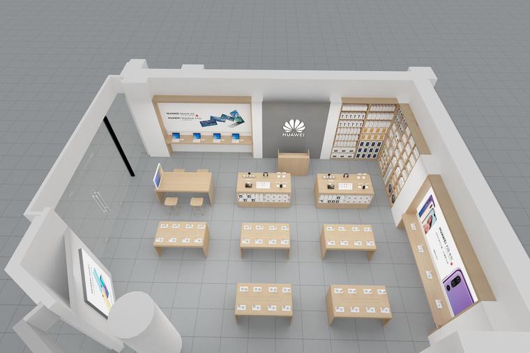 [上海]345㎡华为c·life潮品体验店施工图