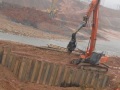 河道加宽钢板桩围堰施工方案