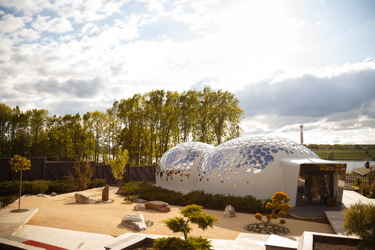 乌克兰班泡沫圆顶屋