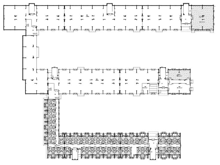 节能绿建设计资料下载-学生公寓图纸节能绿建含清单招标文件