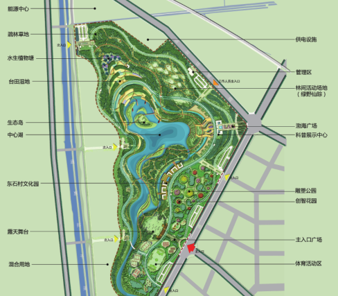 [北京]名企生态综合性城市湿地公园景观方案