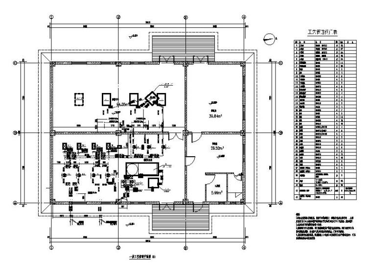 脱硫系统土建图资料下载-[重庆]武隆机场热能中心暖通工艺系统设计图