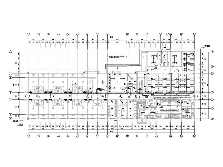 重庆多层办公楼平面图资料下载-[重庆]某民用机场临时办公楼电气施工图