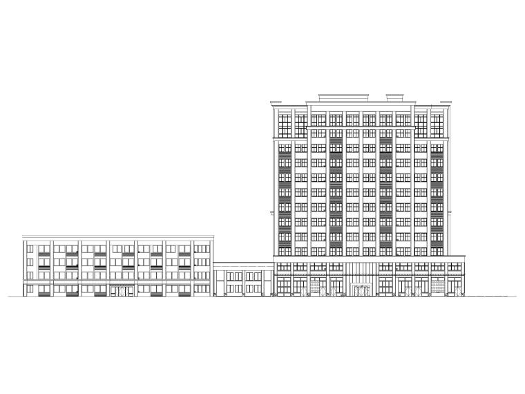 大学绿化施工图资料下载-13层大学工科实验楼建筑施工图含地勘招标等