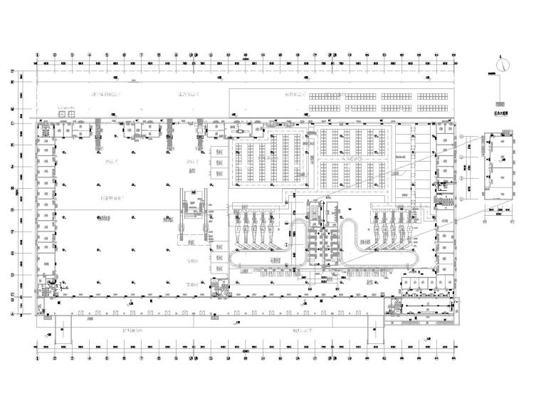 5万平厂房电气消防资料下载-两万平国际快件中心电气施工图（2019）