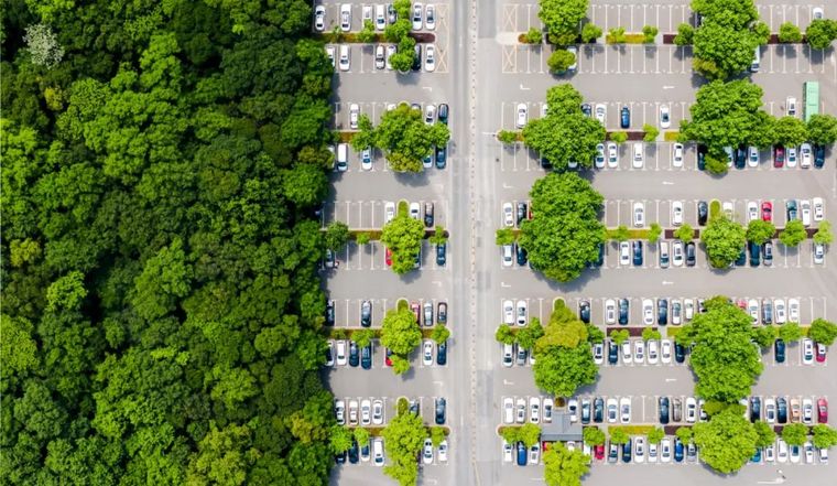 道路停车场图纸资料下载-绞尽脑汁，没有搞不定的停车场！