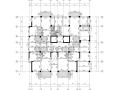 高层点式住宅18层框架剪力墙结构施工图CAD