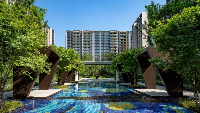 成都城建龙樾熙城住宅景观