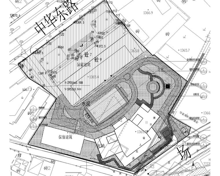 宁波市人民法院设计资料下载-[贵州]人民法院审判法庭景观施工图