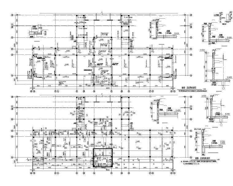 住宅梁结构资料下载-高层幼儿园带住宅剪力墙结构施工图CAD