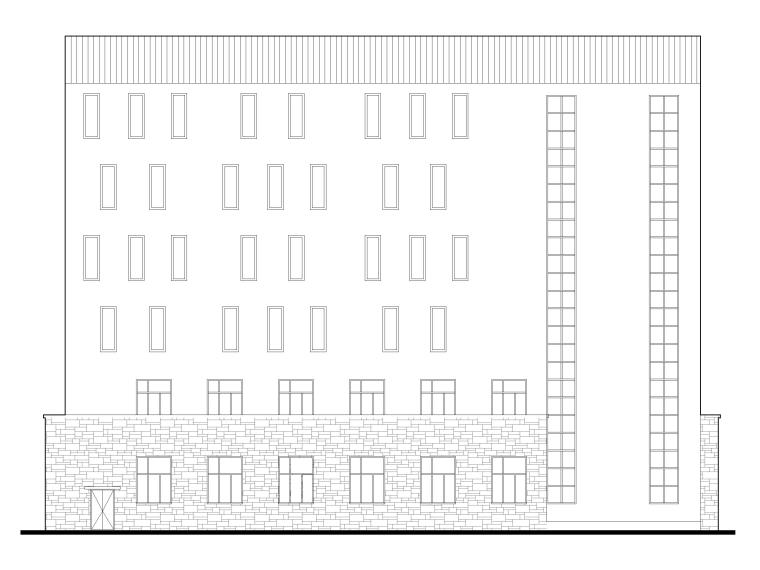 某六层旅馆建筑方案图资料下载-六层框架结构档案馆建筑施工图2018