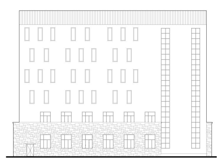 档案馆一层cad资料下载-六层框架结构档案馆建筑施工图2018