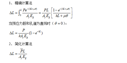 预应力伸长量计算表资料下载-大桥项目后张法预应力筋伸长量计算