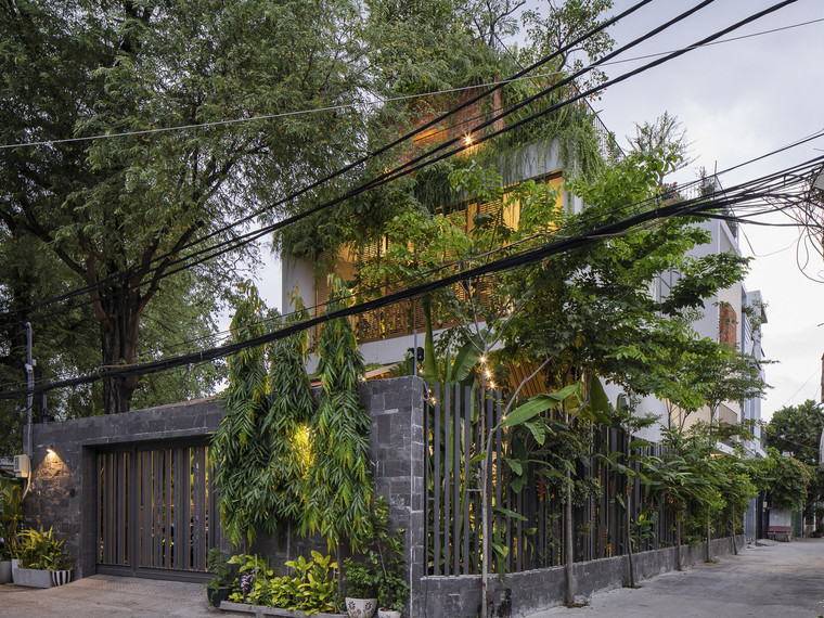 韩国公园屋顶房屋