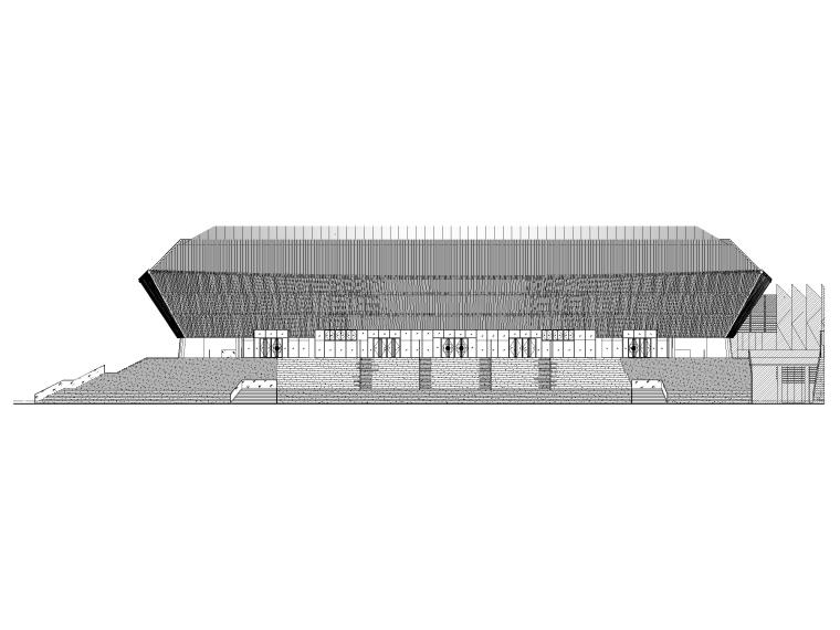 看台节点大样资料下载-重大体育中心综合体建筑施工图2019