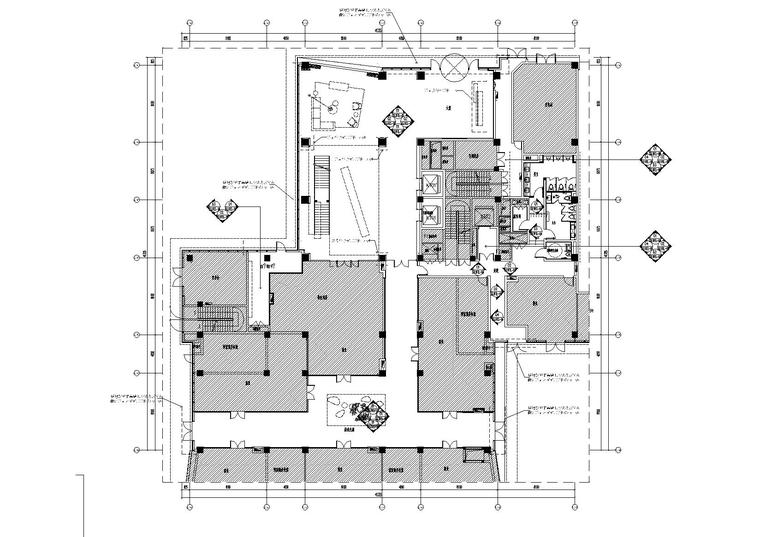 办公楼室内装修装修资料下载-[上海]硅谷企业办公楼公区室内装修施工图