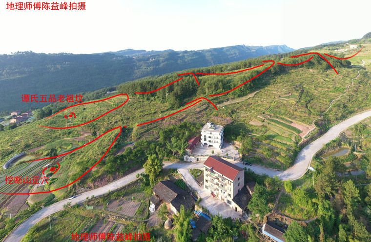 傍缠山砂起重重,四房赛过石崇翁,   左肩反破廉贞穿,不离外乡亦绝房