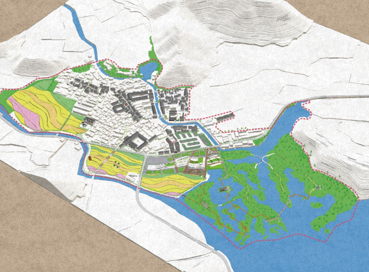 景区环境生态规划资料下载-[浙江]宁波特色生态环湖景区景观规划设计