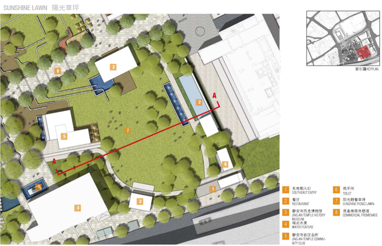 阳光草坪平面图