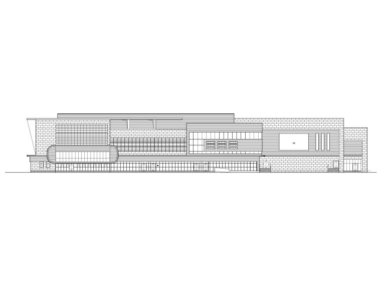 活动中心建筑su模型资料下载-综合活动中心项目图纸建筑含招标