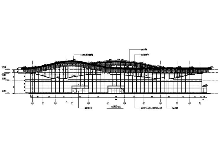 二层幕墙结构资料下载-[四川]2层机场航站楼幕墙结构施工图2018