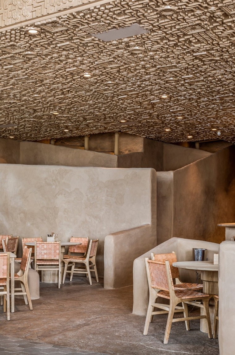 墨西哥沙漠色质朴特色餐厅-休闲娱乐类装修案例-筑龙室内设计论坛