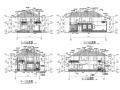 东莞欧式二层别墅框架结构施工图CAD含建筑
