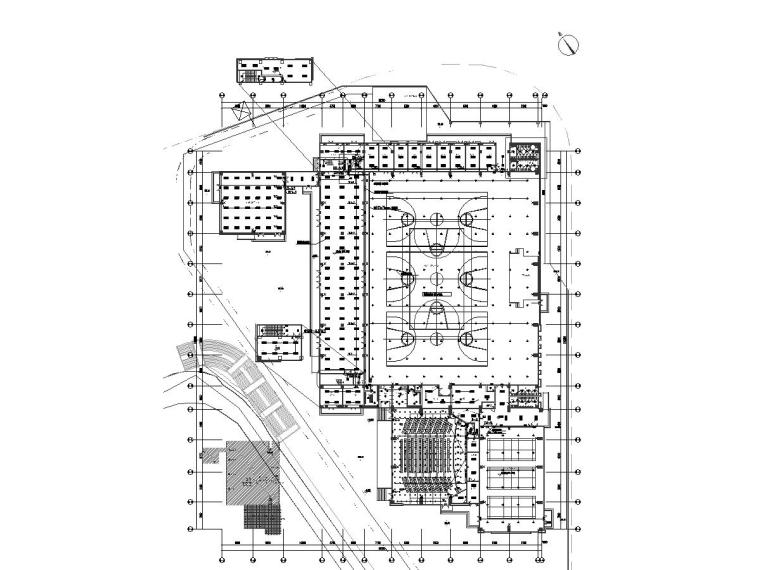 3万平居住加商业资料下载-[重庆]3万平学校实训楼电气施工图（2018）