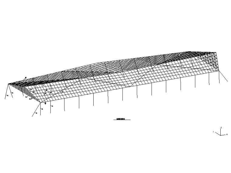 三角形钢屋架建筑施工图资料下载-[四川]3层钢框架结构航站楼结构施工图2017