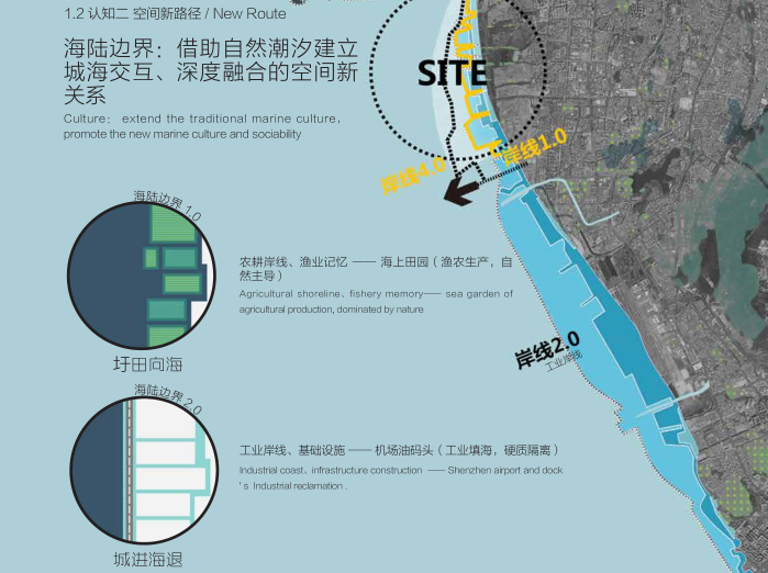 [广东]深圳海洋新城城市设计文本_潮汐海城-空间关系