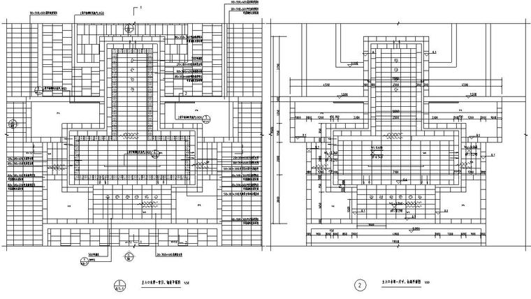 现代典雅住宅施工图资料下载-[广东]时代典雅住宅主入口+入口水景施工图