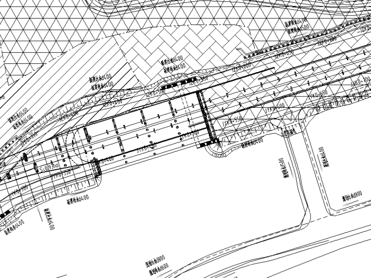 高速铁路路基排水工程资料下载-[重庆]长江大桥路基段排水工程设计图纸