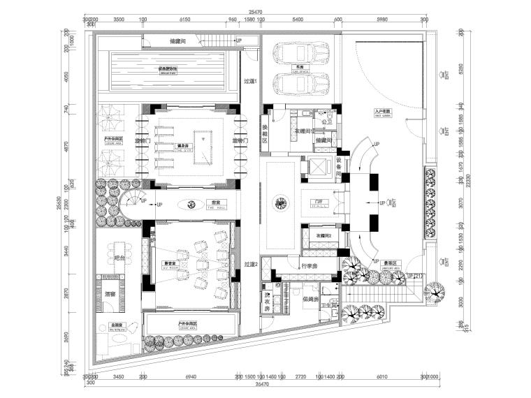 现代风格私人别墅资料下载-​[北京]1600㎡四层五居室私人别墅施工图