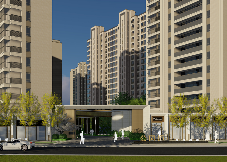 入口大门效果图