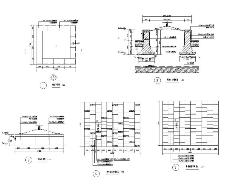 [广州]时代典雅住宅入口A3型景观施工图设计-时代典雅住宅入口A3型景观施工图设计 (12)