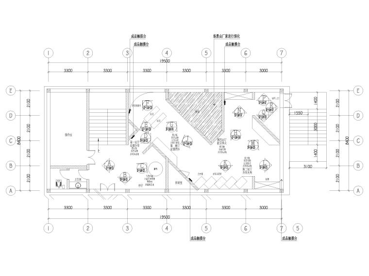 cad圆形墓壁施工图资料下载-[吉林]四平马仁兴纪念馆局部施工图+SU模型