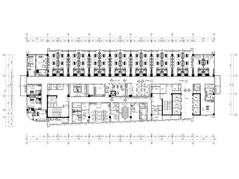 [贵州]潭湄县人民医院综合住院楼项目施工图-七层（LDR产房）总平面图