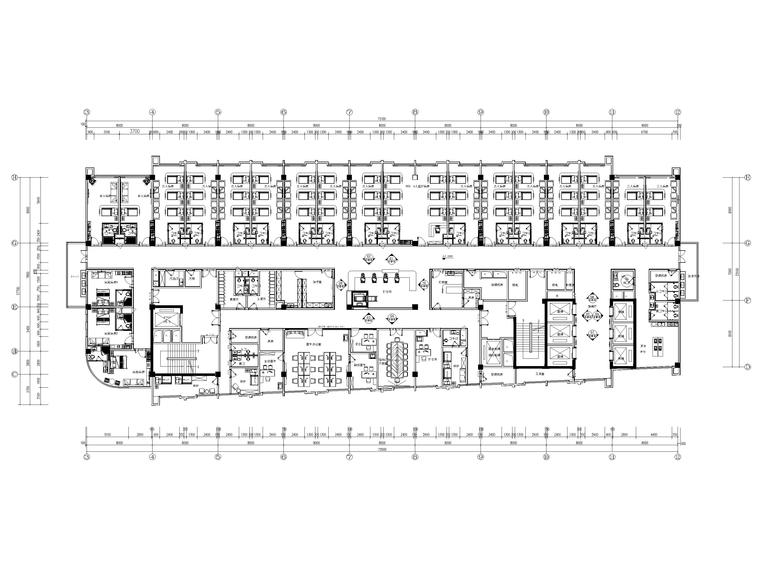 [贵州]潭湄县人民医院综合住院楼项目施工图-十、十一层（儿科）总平面图