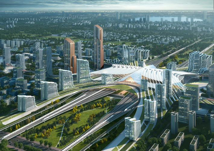 [分享]天府新站tod打造枢纽公园地标