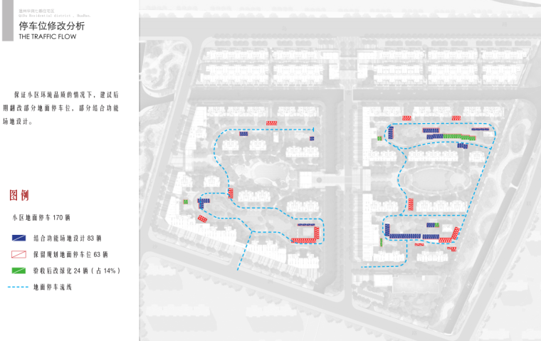 [浙江]温州醉心文化住宅景观方案设计-停车位修改分析