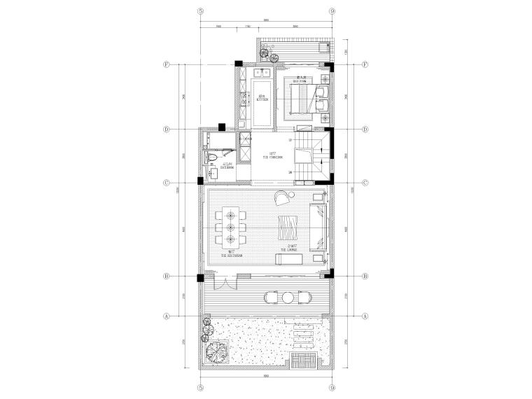 中式样板施工图资料下载-​[苏州]260㎡新中式三居叠层样板间施工图