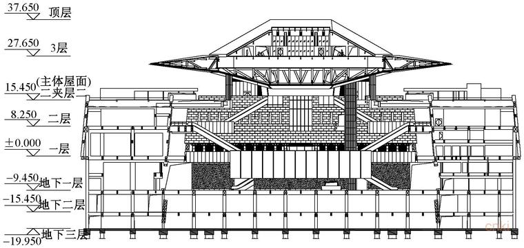 湖南省博物馆新馆改扩建工程结构抗震设计