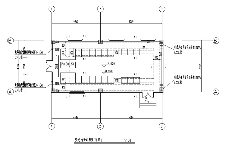 重钢别墅施工图资料下载-[重庆]接线隧道段消防泵房、变电所施工图纸