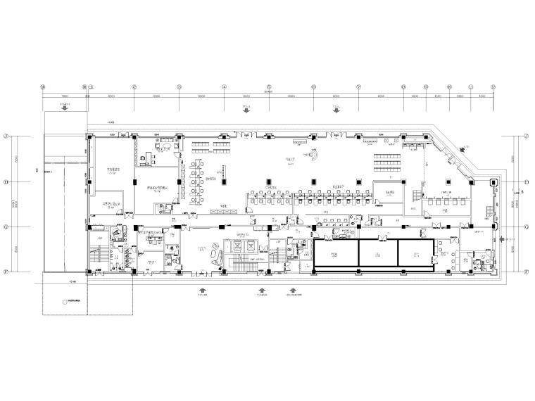 农村建房带车库资料下载-[贵州]农村信用联社办公大楼室内装修施工图