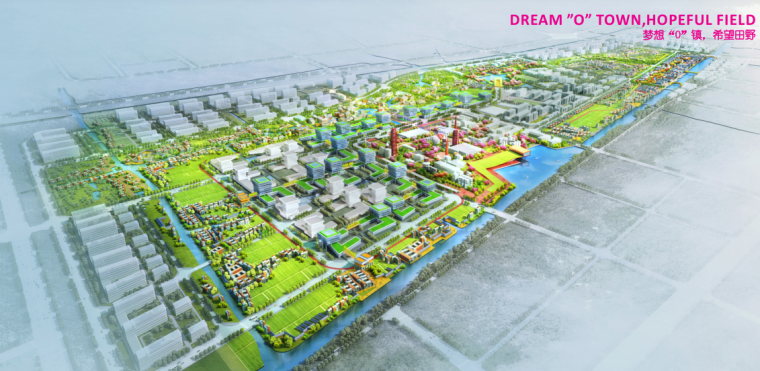 教育小镇用地方案设计资料下载-杭州梦想小镇概念方案设计深化