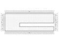 多跨门刚厂房c型布置钢结构施工图CAD