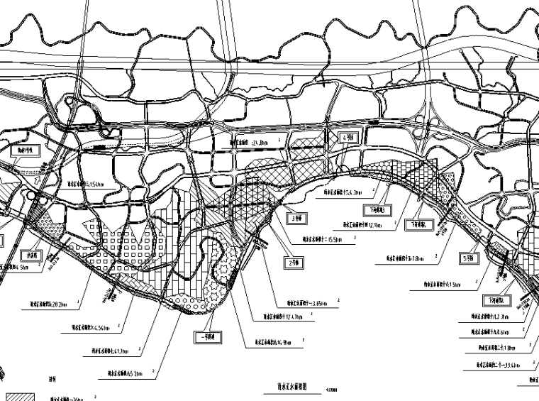 综合建筑排水资料下载-[重庆]防洪护岸综合整治排水工程施工设计图