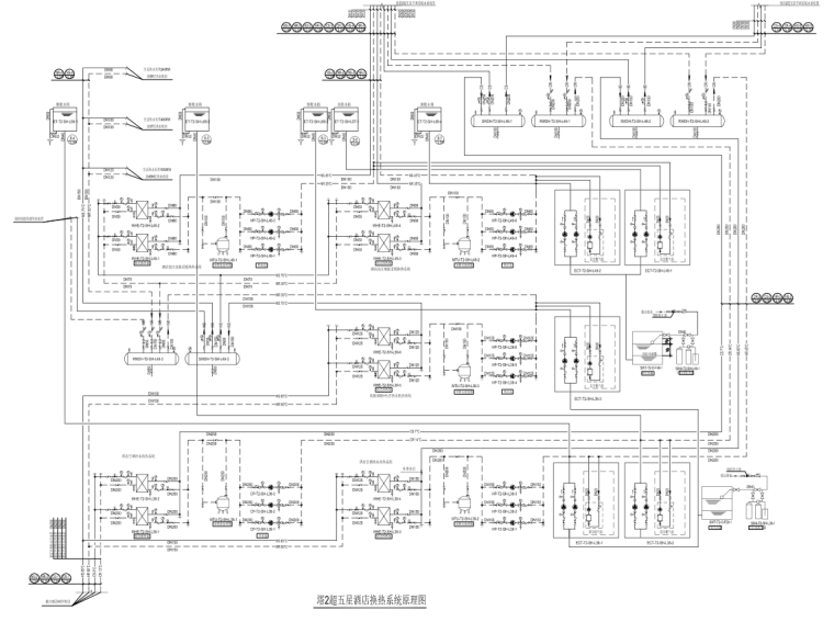脱硫系统土建图资料下载-青岛超高层五星级酒店机电设备系统图