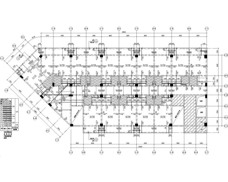 精品宾馆CAD图资料下载-精品高层宾馆十层混凝土框架结构施工图CAD